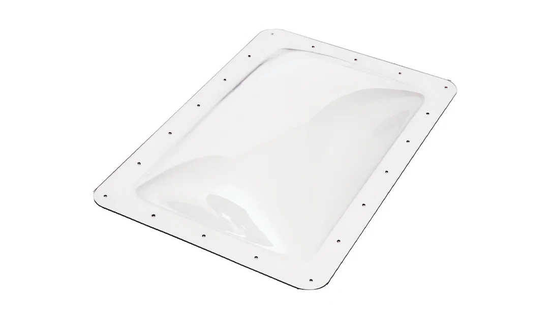 01820 – ICON Skylight, 4 Inch High Bubble Type Dome Rectangular For 22 Inch Length x 14 Inch Width Opening 26 Inch Le...